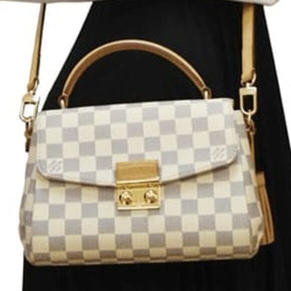💎✨BEAUTIFUL✨💎Authentic Louis Vuitton Croisette Damier Azur Shoulder Bag 2-Way - Picture 2 of 8